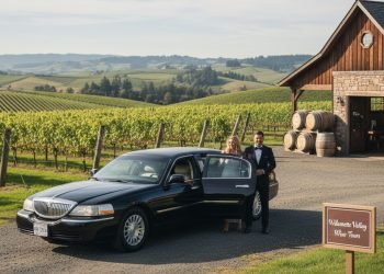 Willamette Valley Wine Tours with black towncar